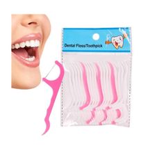 Classic Dental Floss Pick Toothpick Interdental Cleaner Tooth Pick Flosser 20pcs